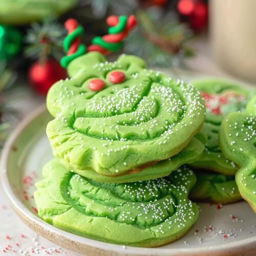 Grinch Sugar Cookies