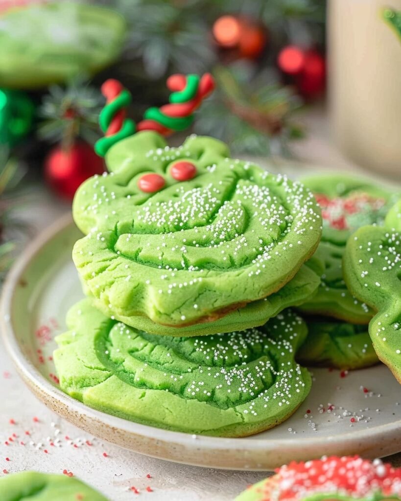 Grinch Sugar Cookies