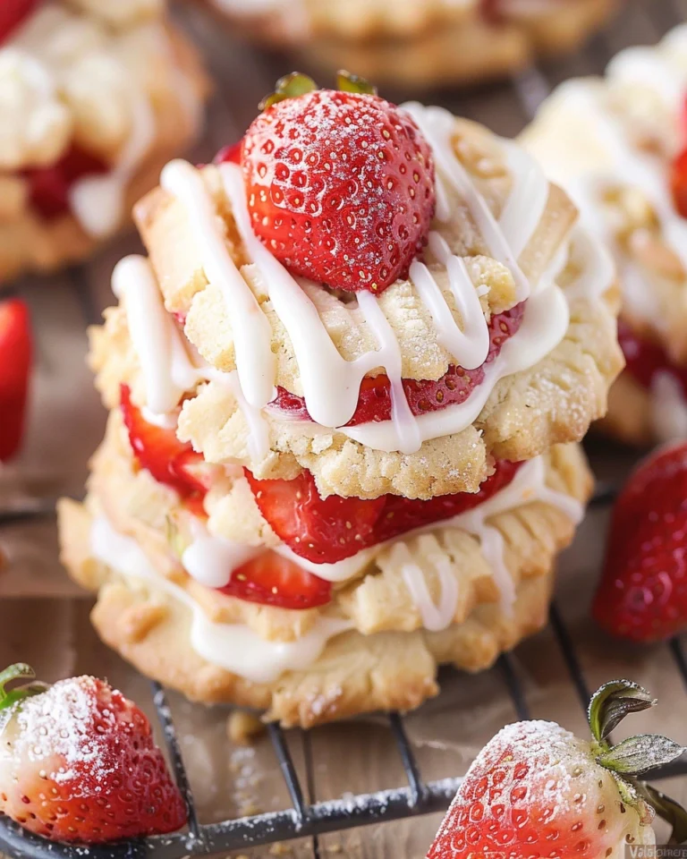 Strawberry Shortcake Cookies