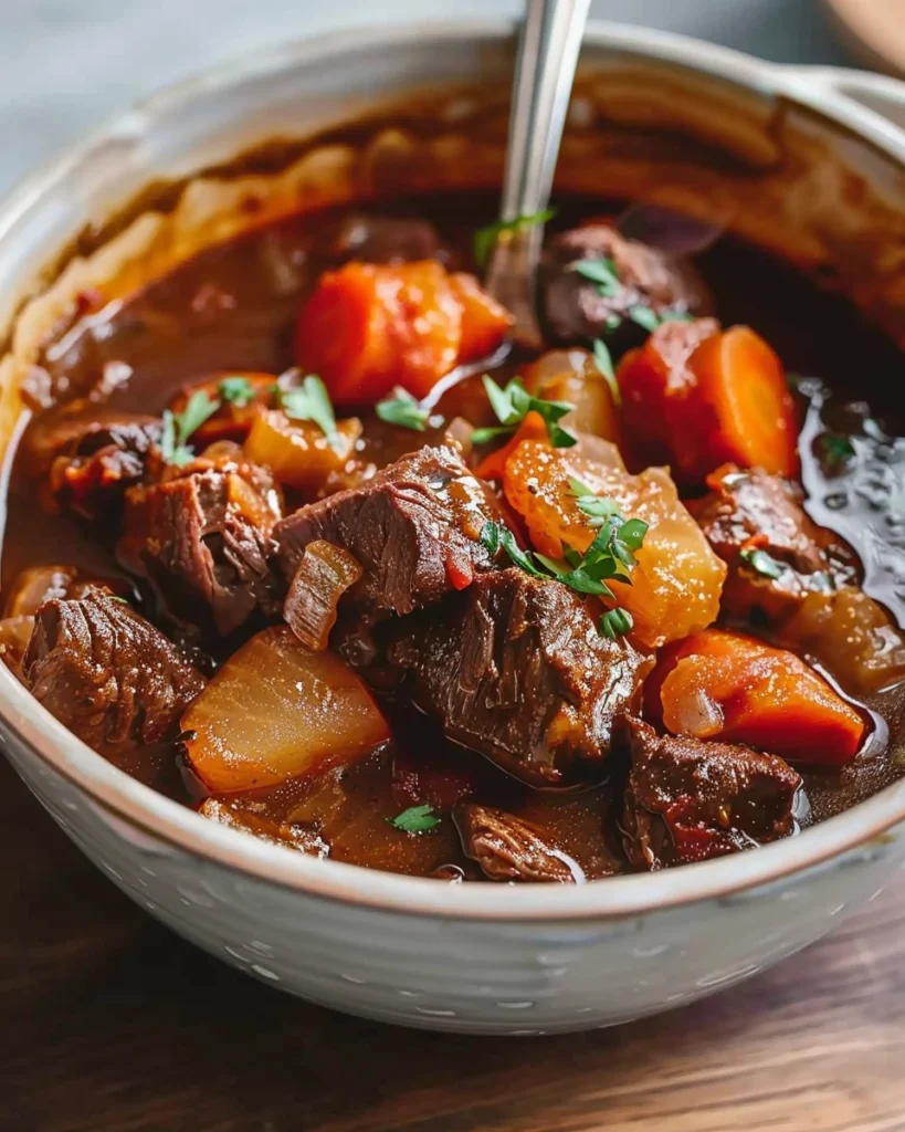 Slow-Cooked Beef Stew Hawaiian Style