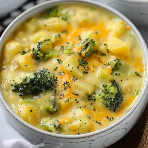 Broccoli Potato Cheese Soup