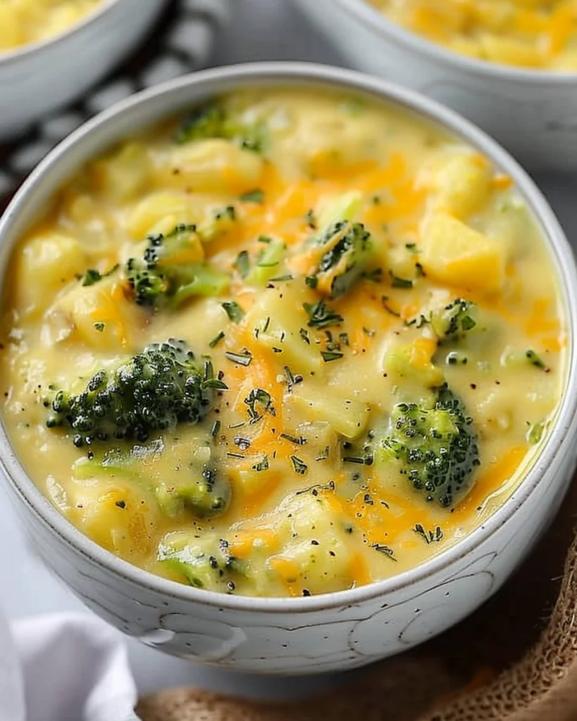 Broccoli Potato Cheese Soup