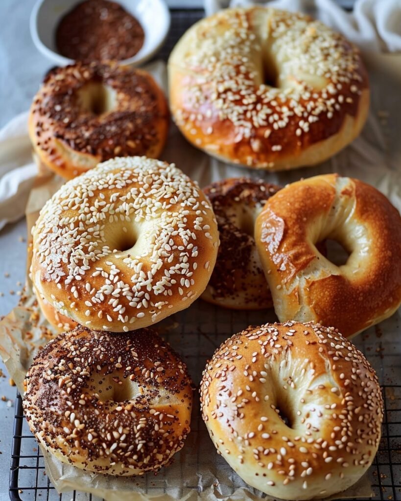 Sourdough Bagels
