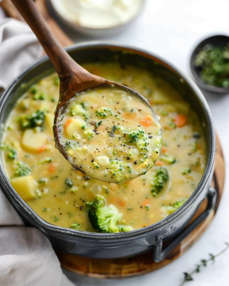 Broccoli Potato Cheese Soup