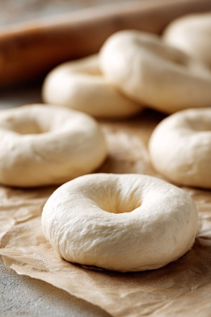Sourdough Bagels Process