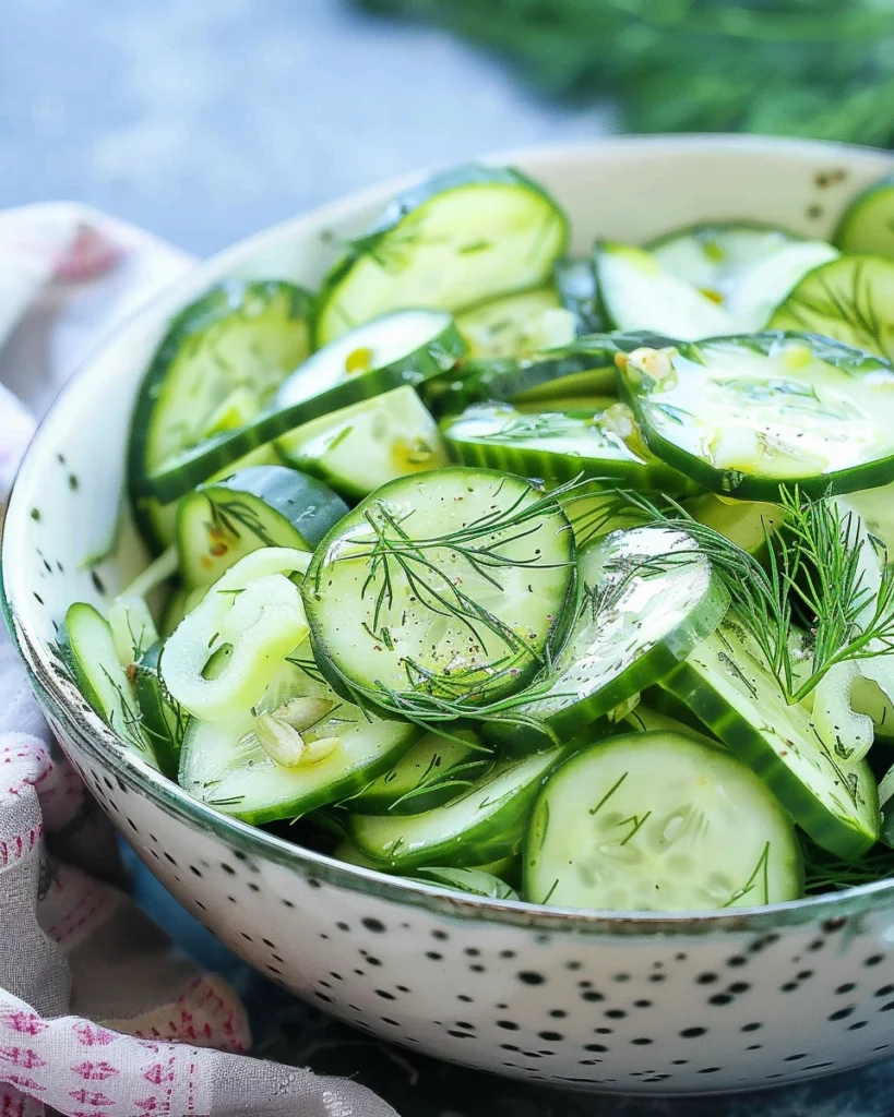 Cucumber Dill Salad
