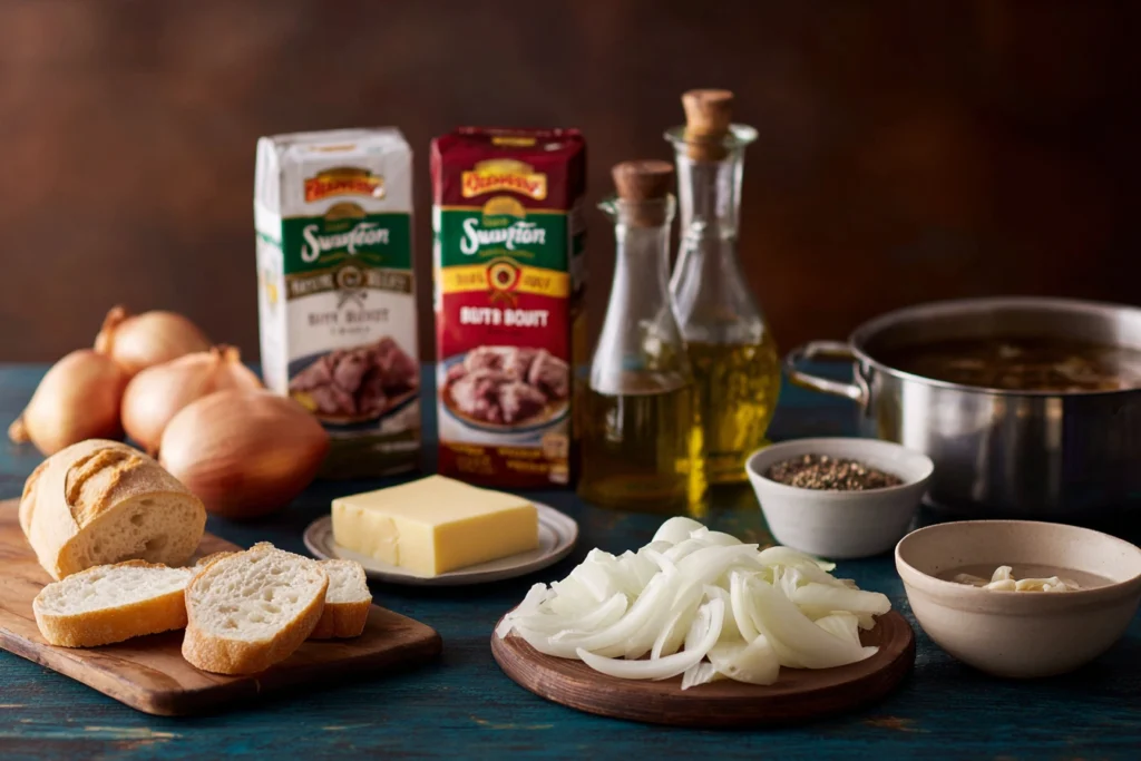French onion soup Ingredients