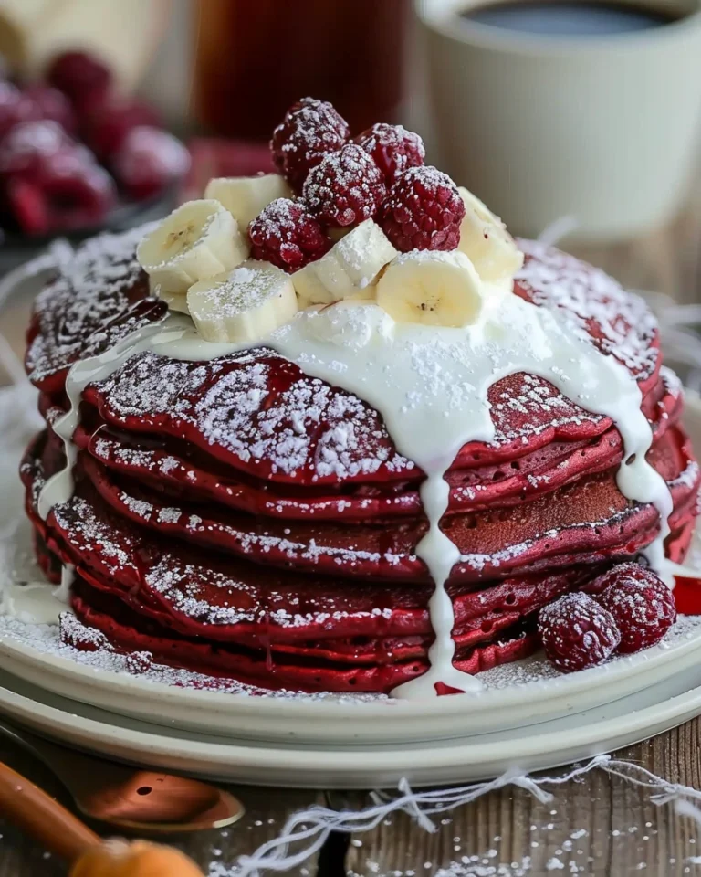 Red Velvet Pancakes