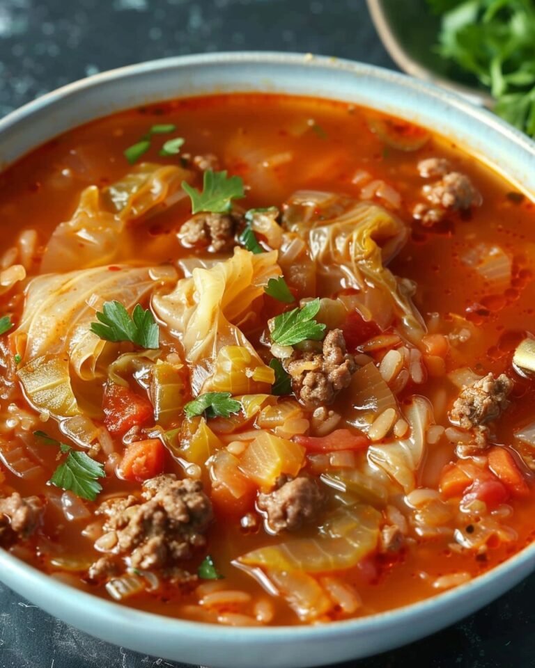 Keto Cabbage Roll Soup