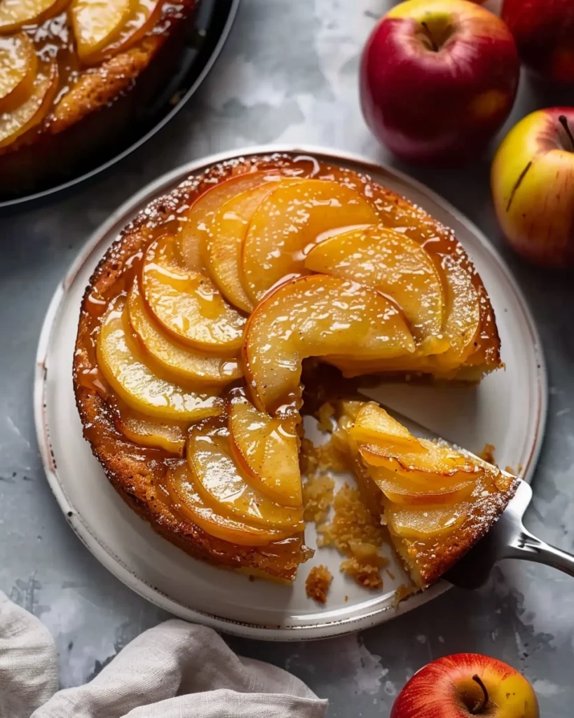 Homemade Apple Upside Down Cake