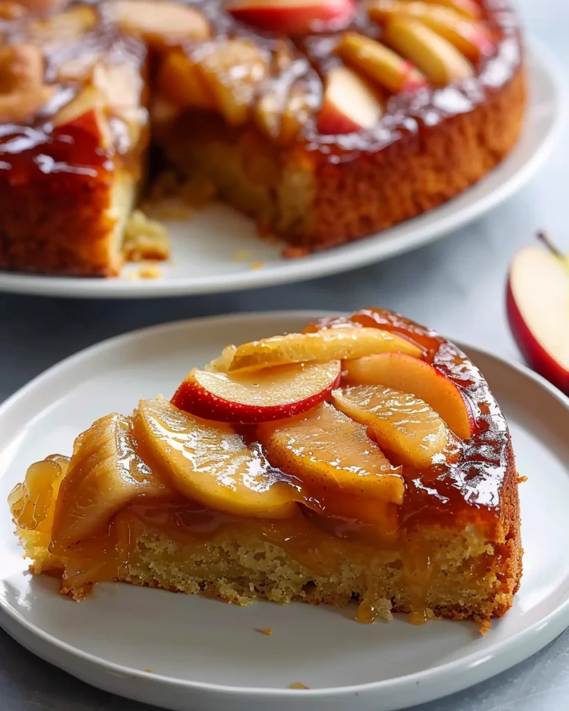 Homemade Apple Upside Down Cake