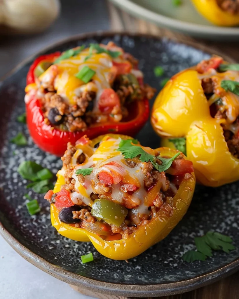 Stuffed Taco Bell Peppers