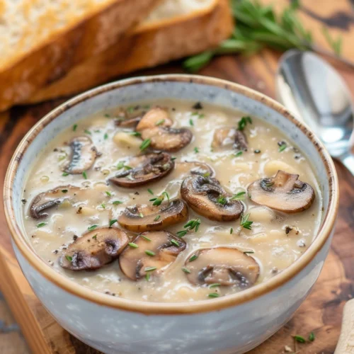 Crockpot Mushroom Soup