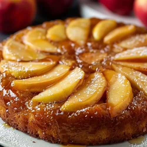 Homemade Apple Upside Down Cake
