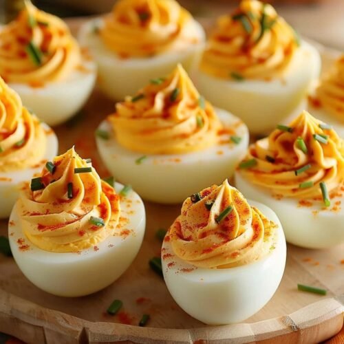 Pumpkin Patch Deviled Eggs