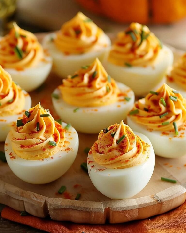 Pumpkin Patch Deviled Eggs