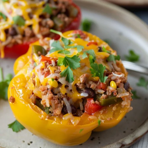 Stuffed Taco Bell Peppers