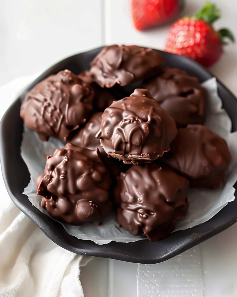 Chocolate Strawberry Yogurt Clusters