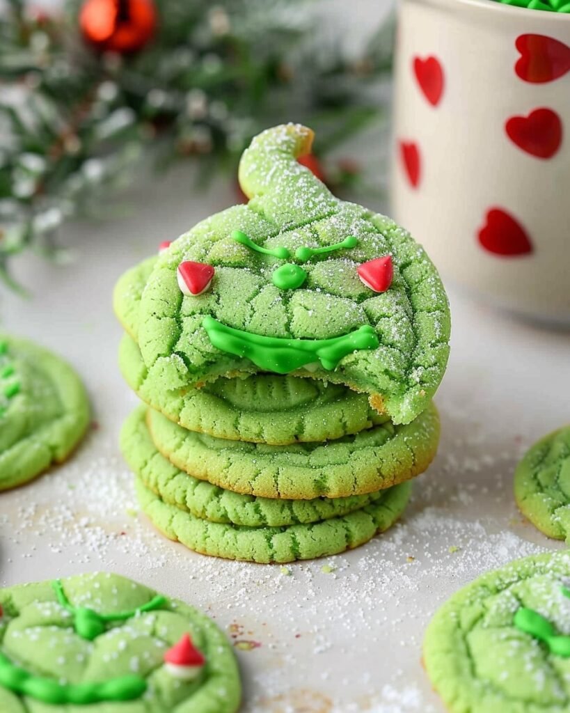 Grinch Sugar Cookies