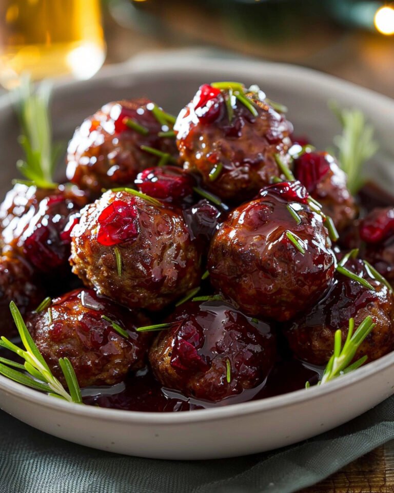 Cranberry Meatballs