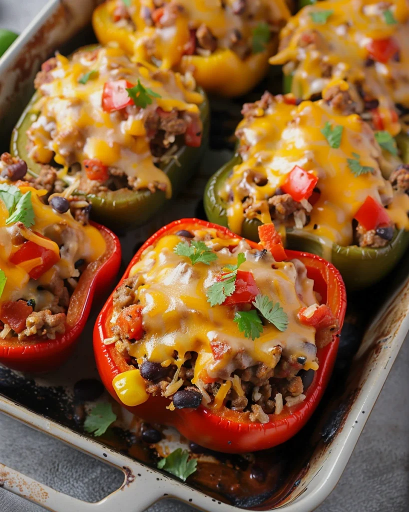 Stuffed Taco Bell Peppers