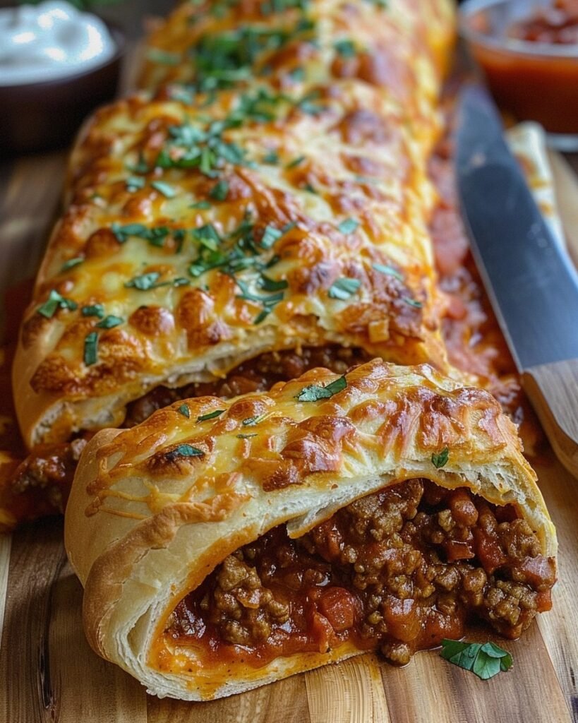 Sloppy Joe Stromboli