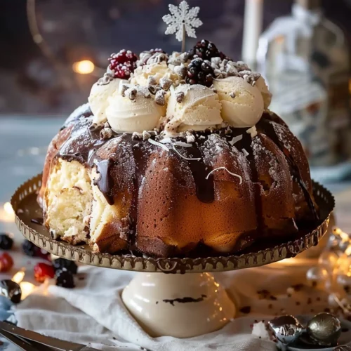 Panettone Ice Cream Cake