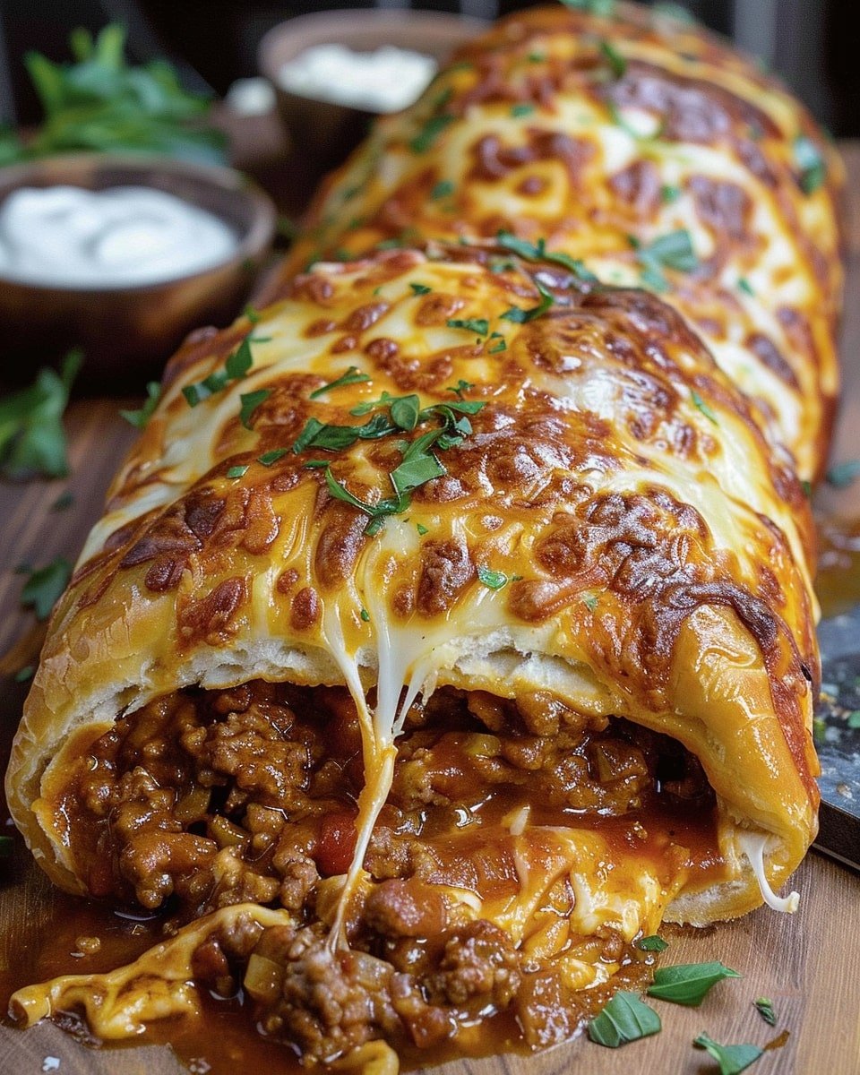 Sloppy Joe Stromboli