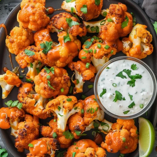 Air Fryer Buffalo Cauliflower Recipe