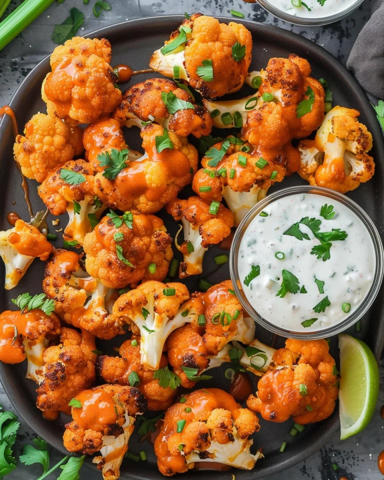 Air Fryer Buffalo Cauliflower Recipe