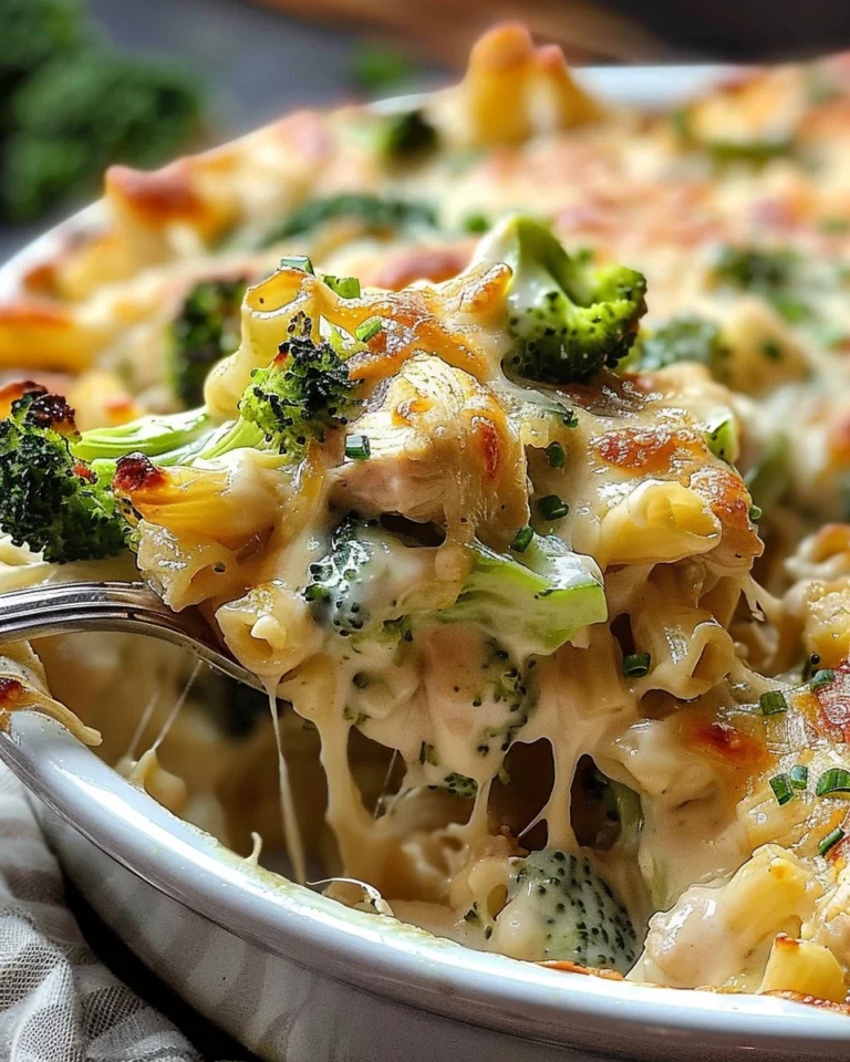 Chicken and Broccoli Alfredo Bake Recipe