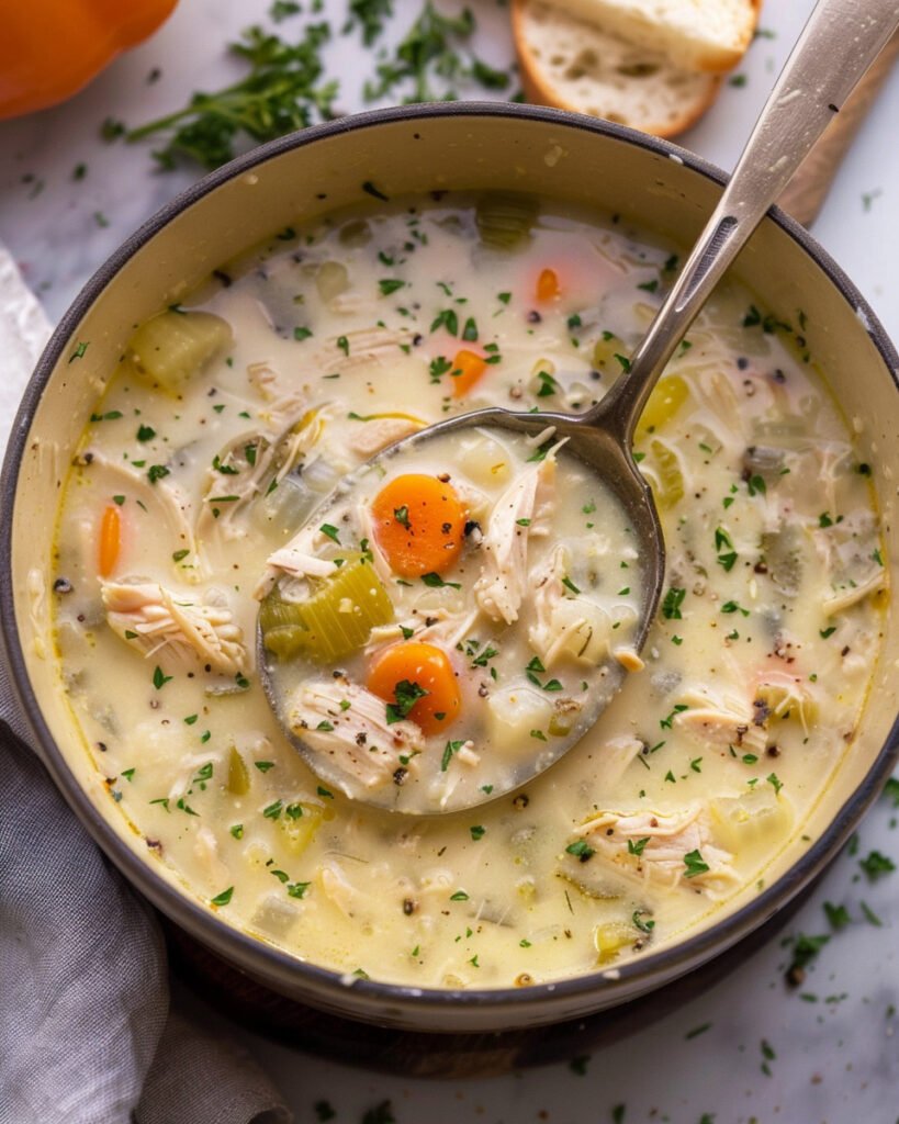 Leftover Turkey Soup