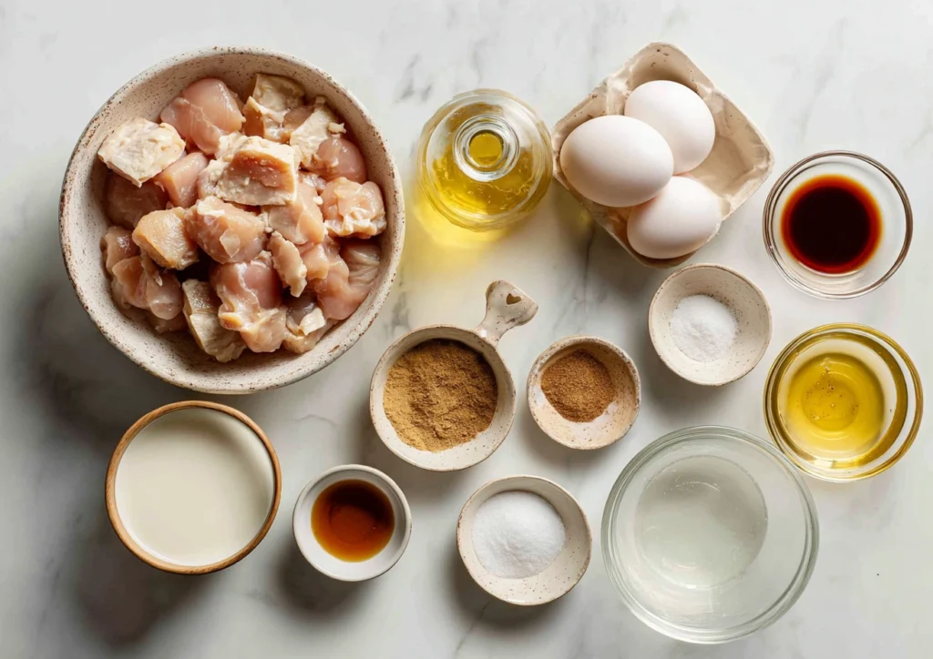 Honey Sesame Chicken Ingredients
