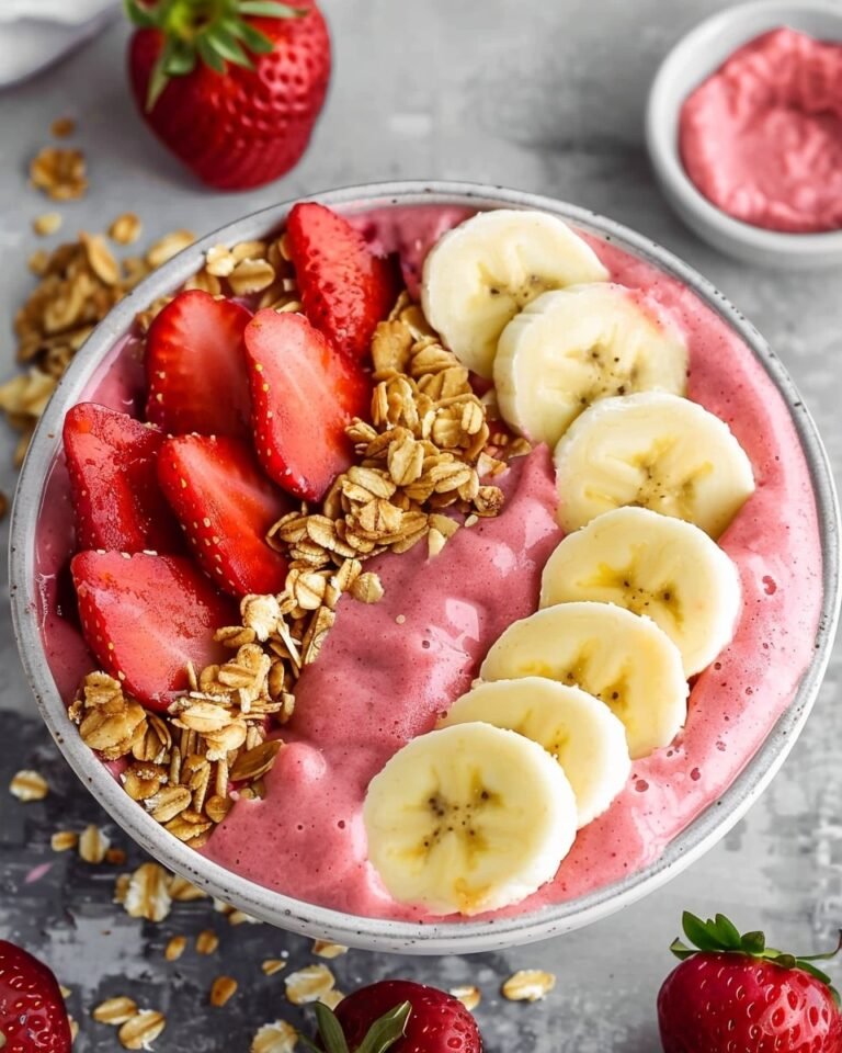 Strawberry Banana Smoothie Bowl