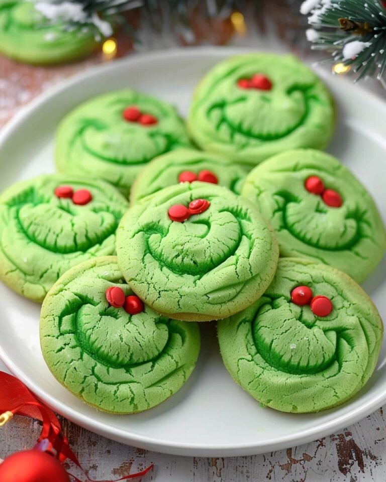 Grinch Sugar Cookies