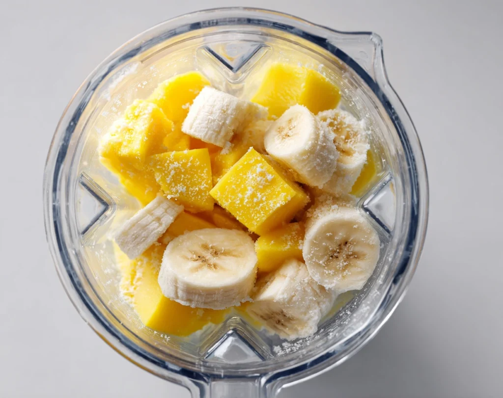 Mango Smoothie Process