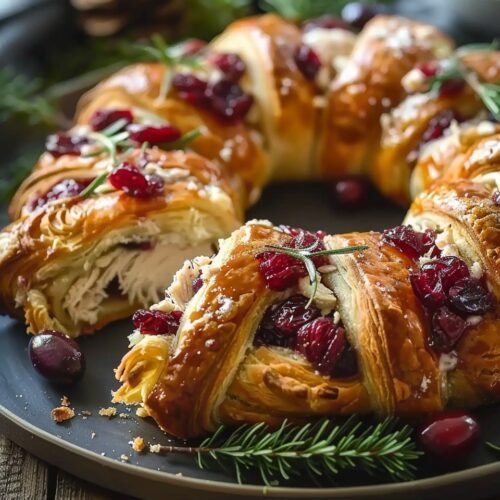 Turkey Cranberry Crescent Ring Recipe