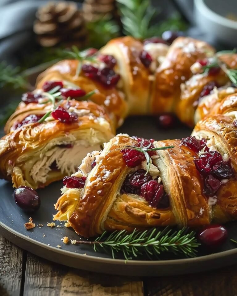Turkey Cranberry Crescent Ring Recipe