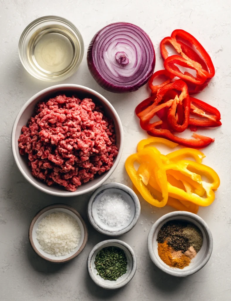 Ground Beef Burrito Bowl Ingredients