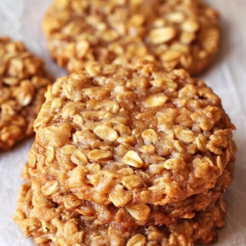 Healthy Apple Pie Oatmeal Cookies