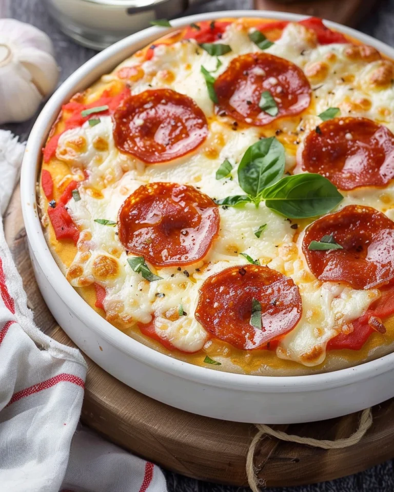 High Protein Cottage Cheese Pizza Bowl