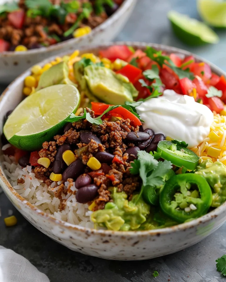 Ground Beef Burrito Bowl