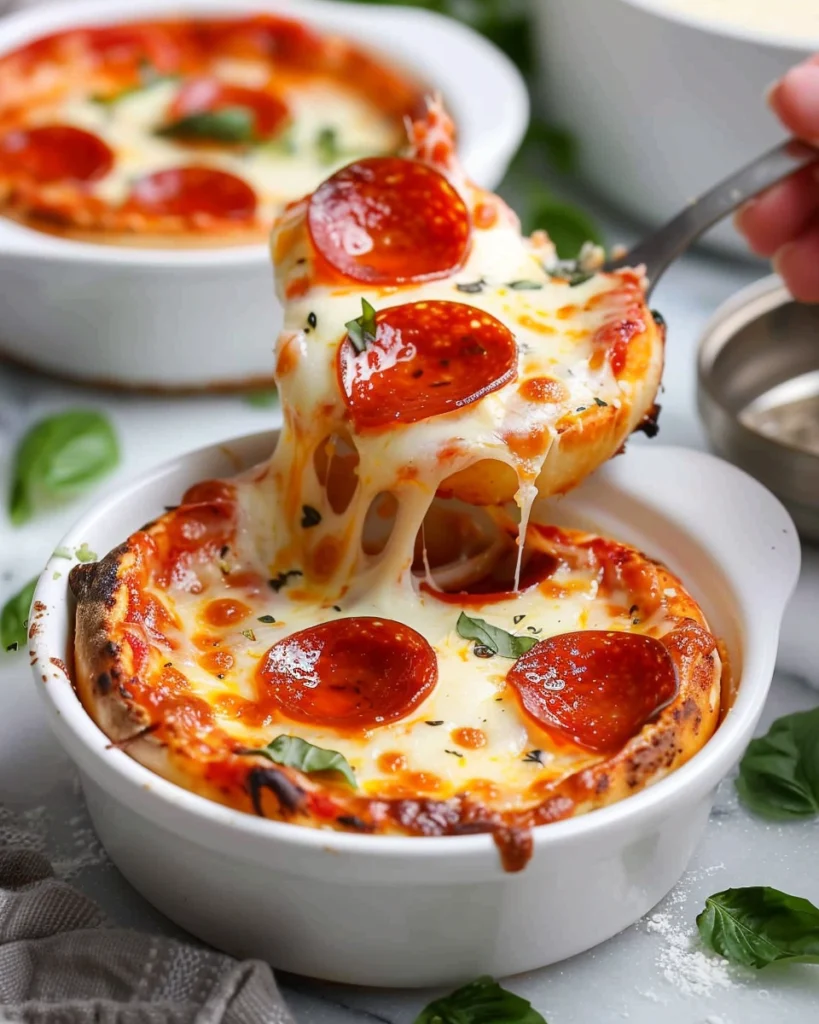 High Protein Cottage Cheese Pizza Bowl