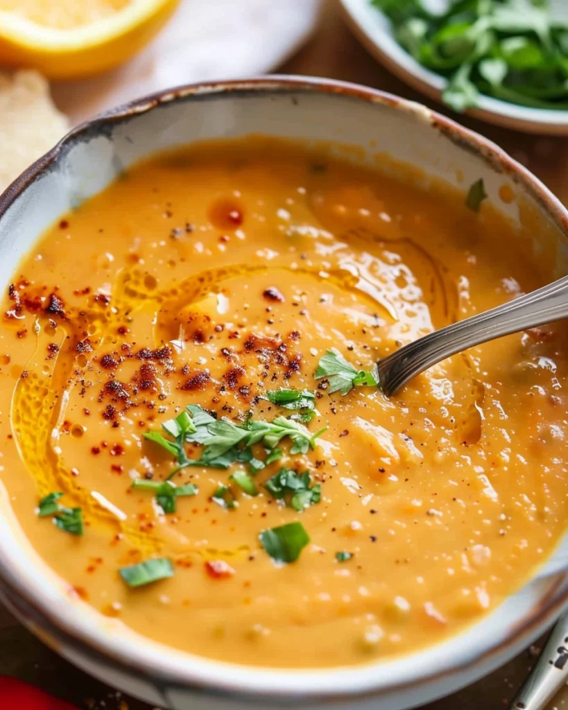 Creamy Red Lentil Soup