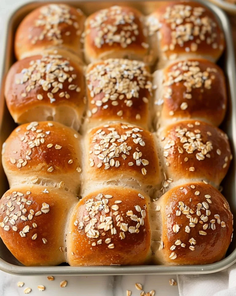 Oatmeal Molasses Dinner Rolls