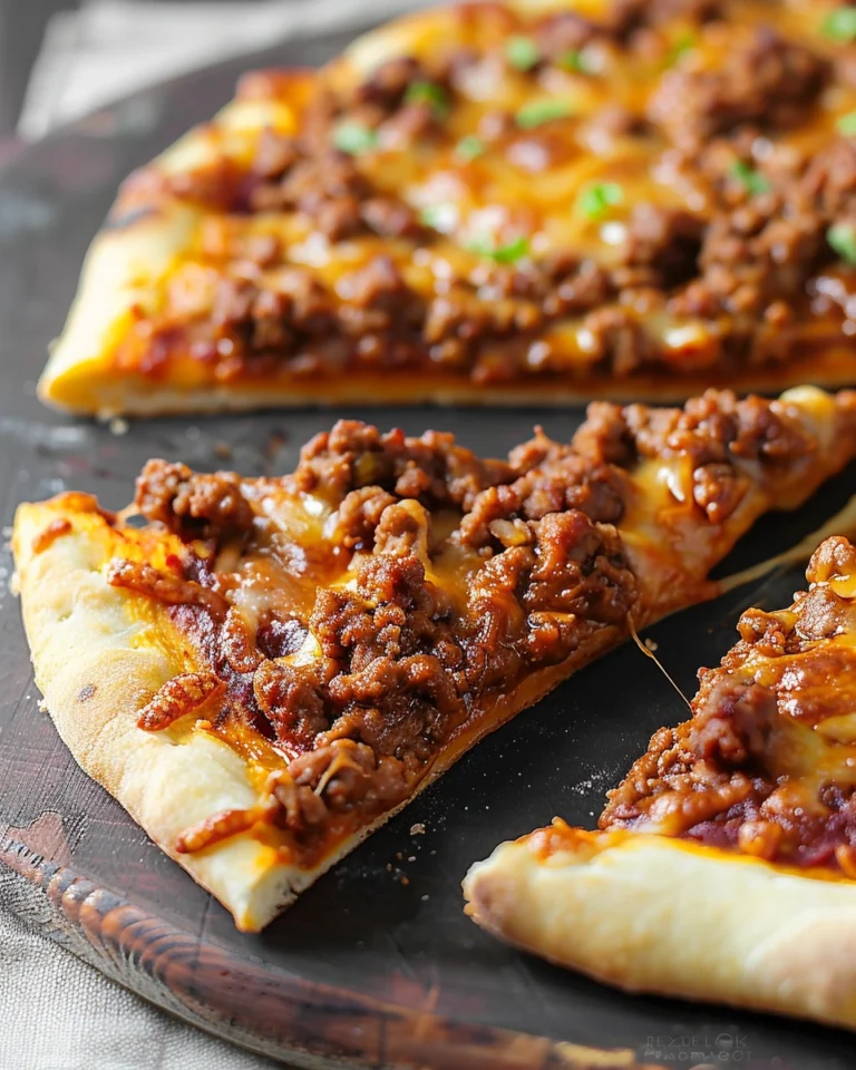 Sloppy Joe Pizza (a Pizzafied Classic)