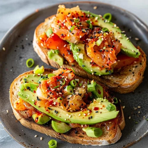 Kimchi Avocado Toast