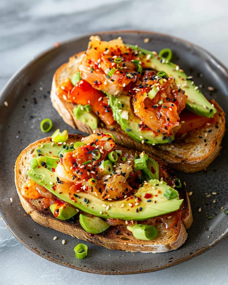 Kimchi Avocado Toast