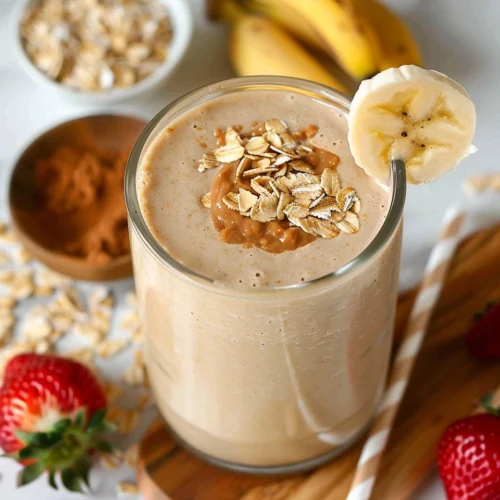 Peanut Butter Oatmeal Smoothie