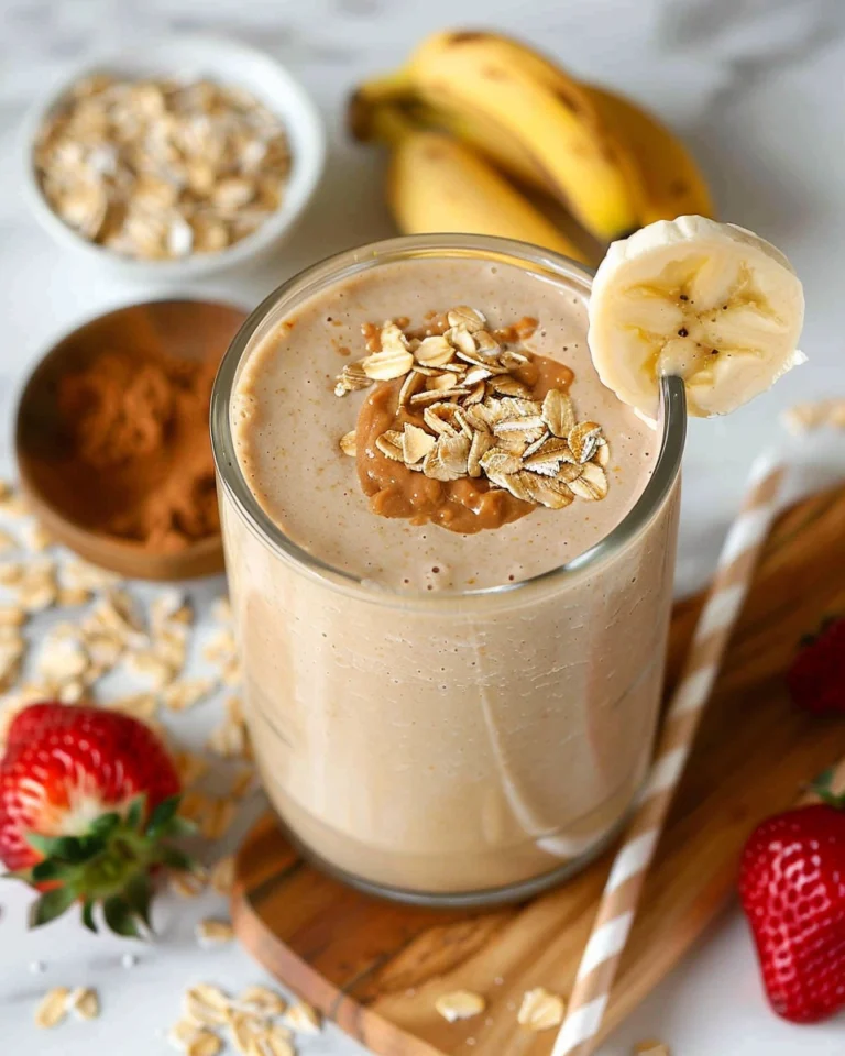 Peanut Butter Oatmeal Smoothie